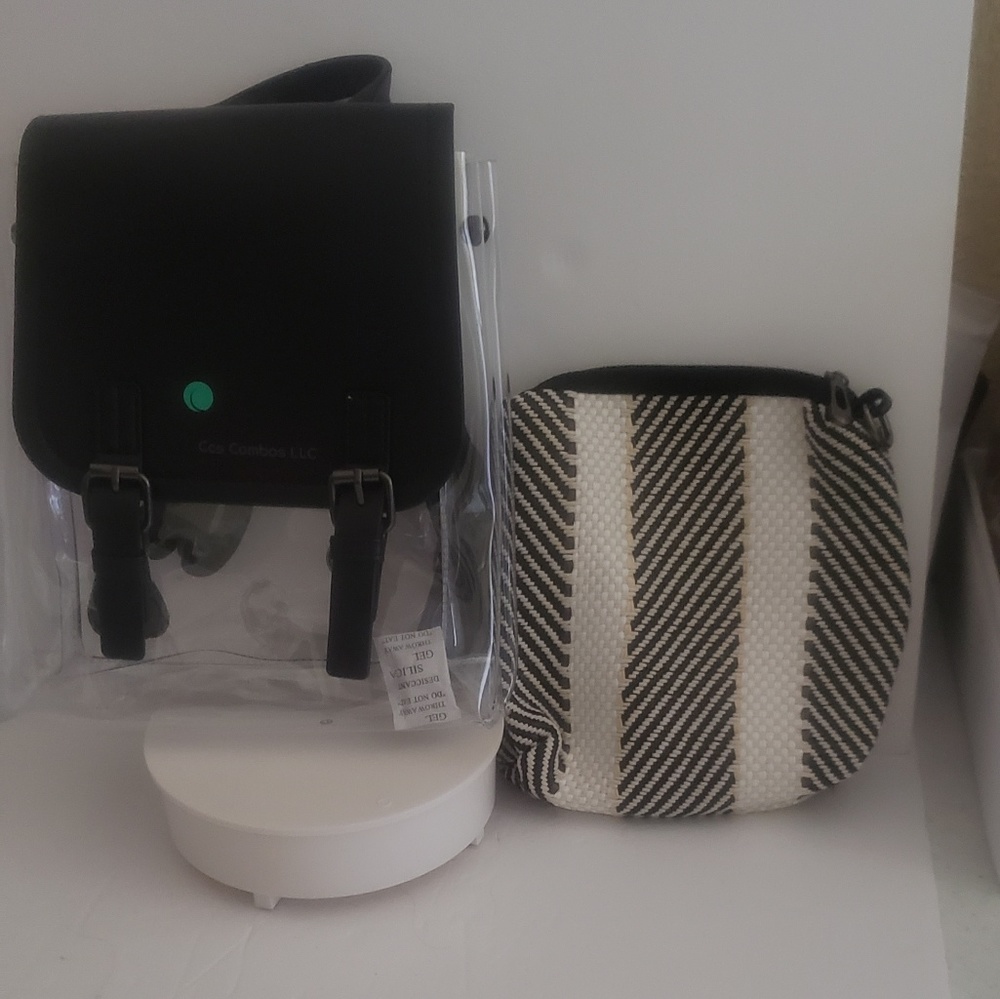 Clear Backpack w Removable Insert, brand new.